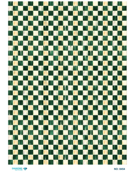 8454 Diamond Pirinç Dekopaj Kağıdı 30x42cm
