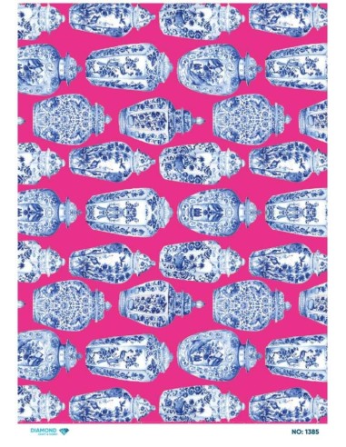 1385 Diamond Pirinç Dekopaj Kağıdı 30x42cm