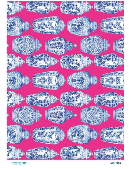 1385 Diamond Pirinç Dekopaj Kağıdı 30x42cm