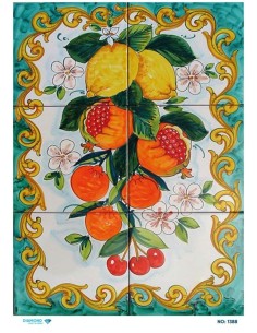 1388 Diamond Pirinç Dekopaj Kağıdı 30x42cm