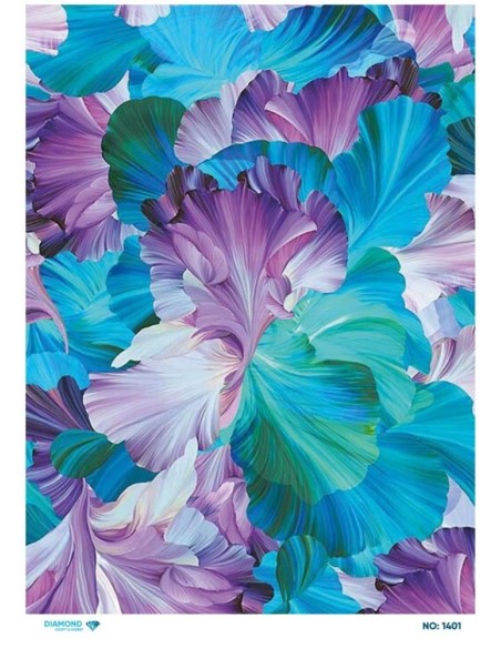 1401 Diamond Pirinç Dekopaj Kağıdı 30x42cm