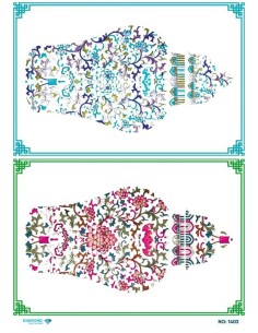 1403 Diamond Pirinç Dekopaj Kağıdı 30x42cm
