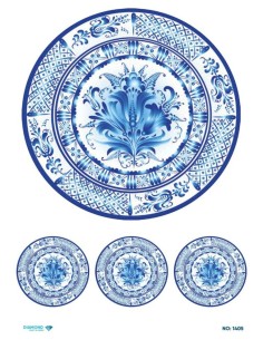 1405 Diamond Pirinç Dekopaj Kağıdı 30x42cm
