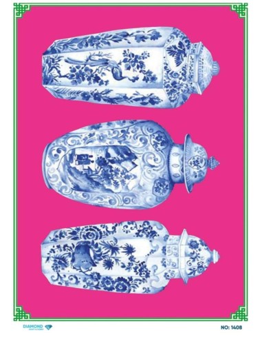 1408 Diamond Pirinç Dekopaj Kağıdı 30x42cm