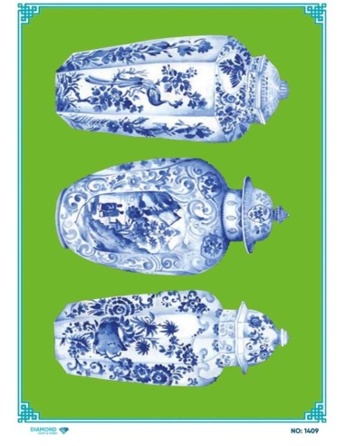 1409 Diamond Pirinç Dekopaj Kağıdı 30x42cm