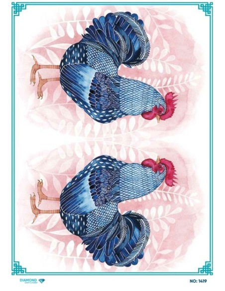1419 Diamond Pirinç Dekopaj Kağıdı 30x42cm