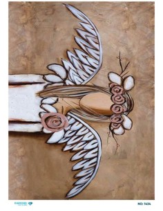 1434 Diamond Pirinç Dekopaj Kağıdı 30x42cm