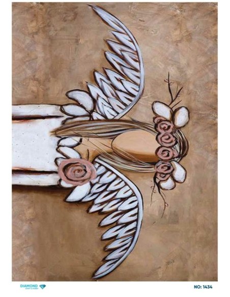 1434 Diamond Pirinç Dekopaj Kağıdı 30x42cm