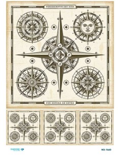 1460 Diamond Pirinç Dekopaj Kağıdı 30x42cm