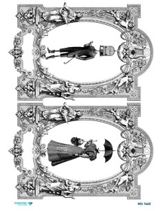 1463 Diamond Pirinç Dekopaj Kağıdı 30x42cm