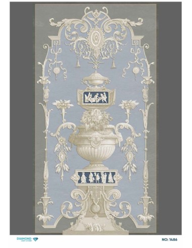 1486 Diamond Pirinç Dekopaj Kağıdı 30x42cm