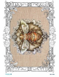 1496 Diamond Pirinç Dekopaj Kağıdı 30x42cm