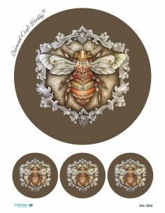 1502 Diamond Pirinç Dekopaj Kağıdı 30x42cm