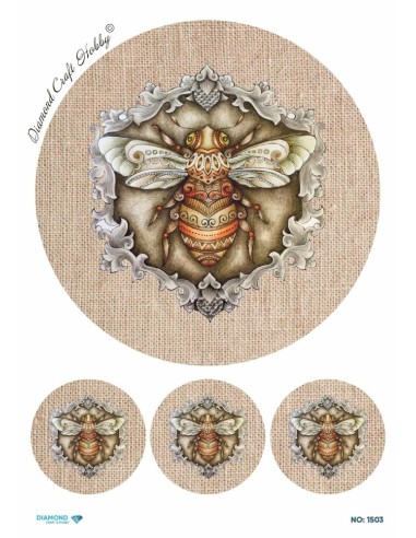 1503 Diamond Pirinç Dekopaj Kağıdı 30x42cm