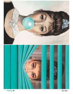 1504 Diamond Pirinç Dekopaj Kağıdı 30x42cm