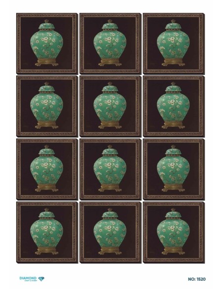 1520 Diamond Pirinç Dekopaj Kağıdı 30x42cm