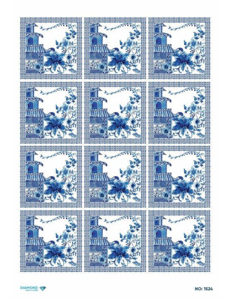 1524 Diamond Pirinç Dekopaj Kağıdı 30x42cm