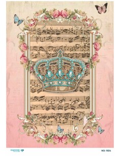 1534 Diamond Pirinç Dekopaj Kağıdı 30x42cm