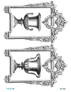 1554 Diamond Pirinç Dekopaj Kağıdı 30x42cm