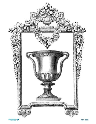 1555 Diamond Pirinç Dekopaj Kağıdı 30x42cm