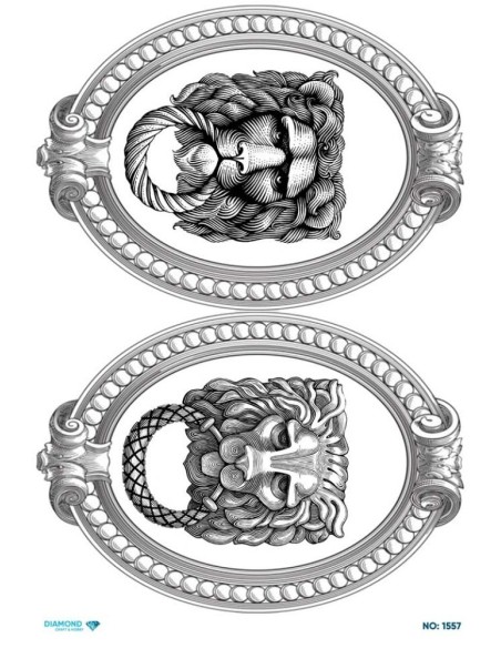 1557 Diamond Pirinç Dekopaj Kağıdı 30x42cm