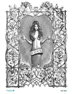 1563 Diamond Pirinç Dekopaj Kağıdı 30x42cm