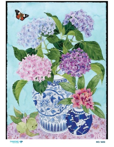 1602 Diamond Pirinç Dekopaj Kağıdı 30x42cm