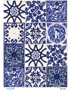 1604 Diamond Pirinç Dekopaj Kağıdı 30x42cm