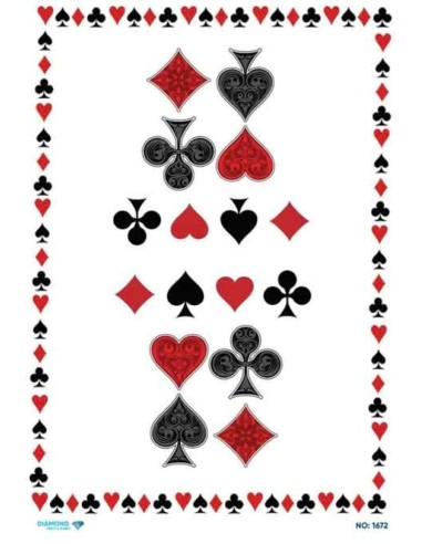 1672 Diamond Pirinç Dekopaj Kağıdı 30x42cm