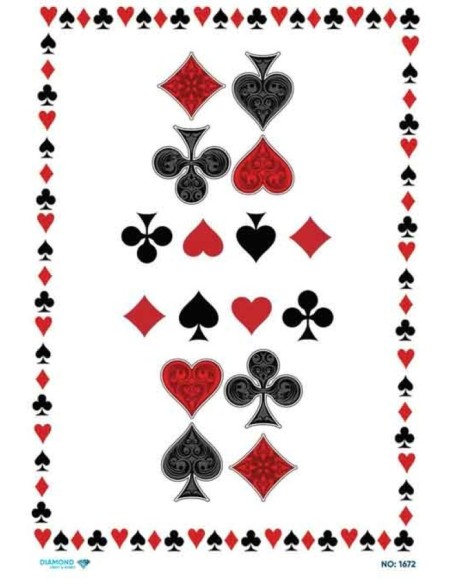 1672 Diamond Pirinç Dekopaj Kağıdı 30x42cm
