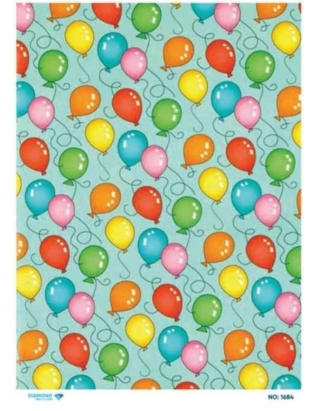 1684 Diamond Pirinç Dekopaj Kağıdı 30x42cm