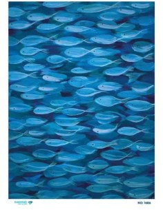 1686 Diamond Pirinç Dekopaj Kağıdı 30x42cm