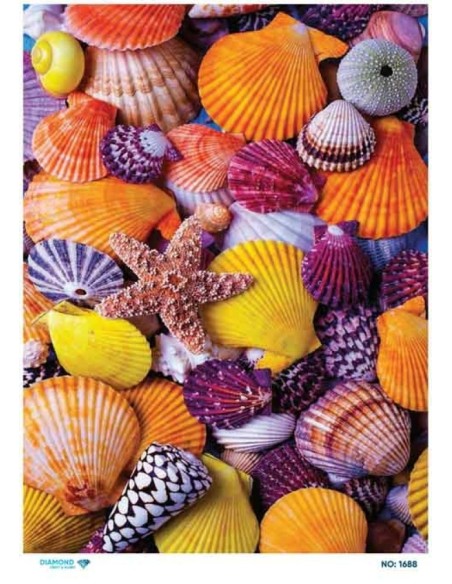 1688 Diamond Pirinç Dekopaj Kağıdı 30x42cm